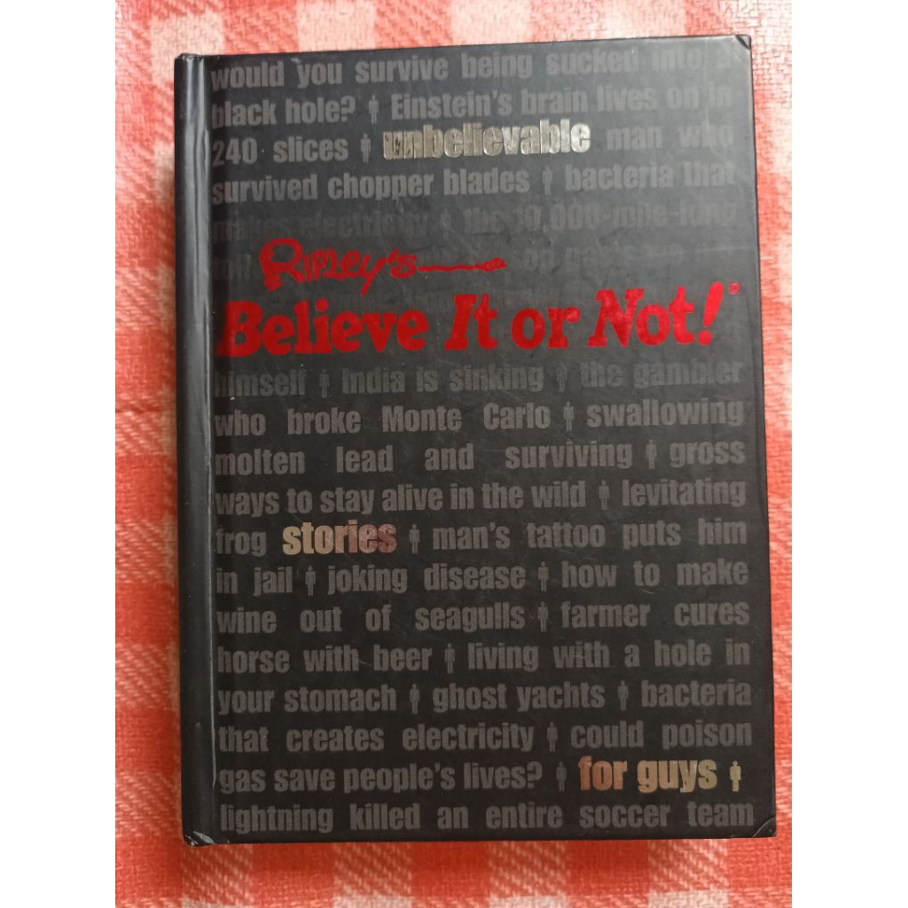 Preloved RIPLEYS BELIEVE IT OR NOT นิทานที่ไม่เชื่อสําหรับคุณ HARDCOVER