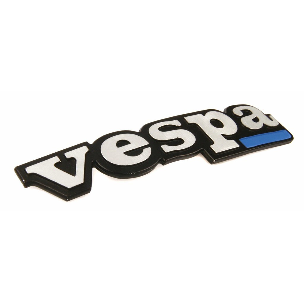 ป้าย "Vespa" หน้าชิว 93533000 สําหรับ Vespa PK80-125 S Automatica/​เอตส์