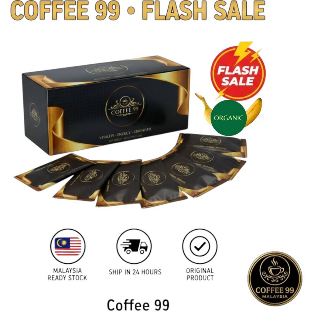 New Viral 100% Kopi Kuat COFFEE 99 Box10pcs Boost Energy