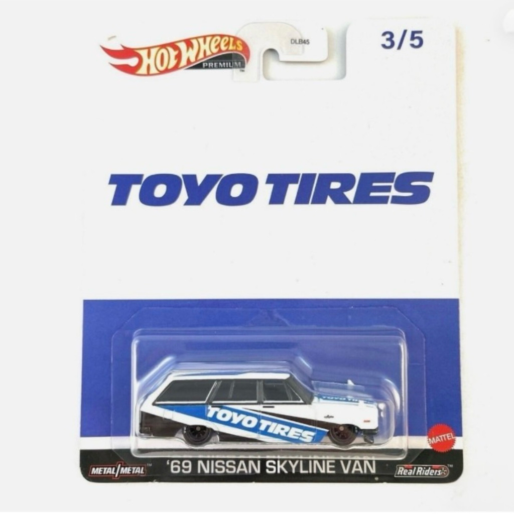 Hot Wheels Premium 69 Nissan Skyline Van Toyo ยาง Pop Culture 2023 Hot Wheels Skyline Van