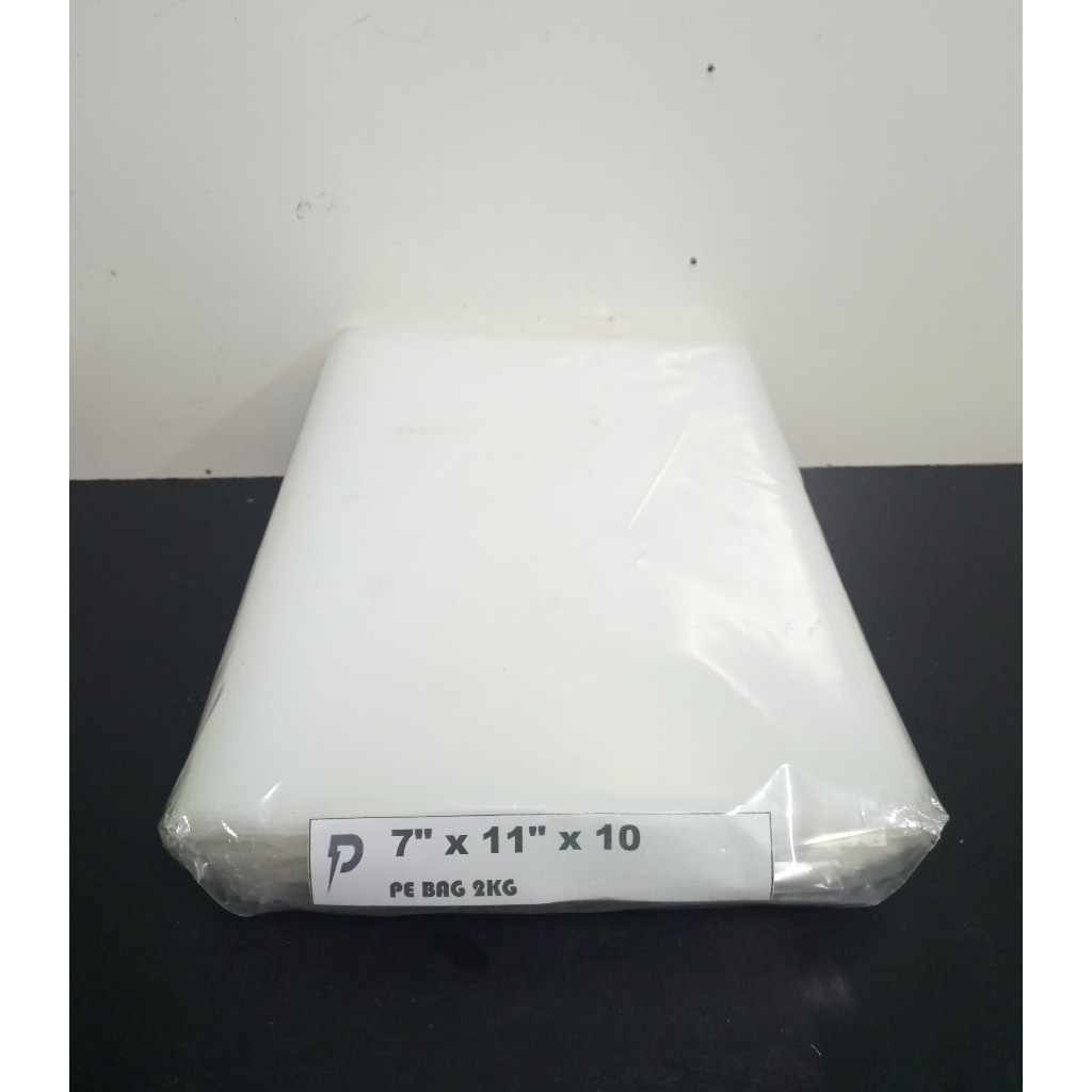 ถุงพลาสติก PE 10 ใส / 7 x 11 นิ้ว PE ใส 10 (0.10mm) ถุงพลาสติก / ถุง PE แบบหนา / Jenis Tebal / Pembu