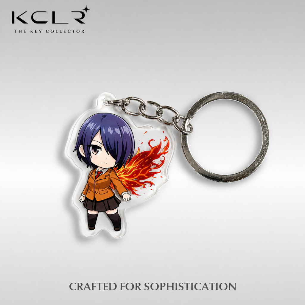 Touka Kirishima - Tokyo Ghoul พวงกุญแจอะคริลิคอนิเมะคุณภาพสูง