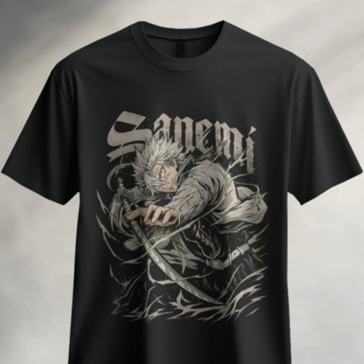 Baju Sanemi Demon Slayer Unisex ผ้าฝ้าย 100%