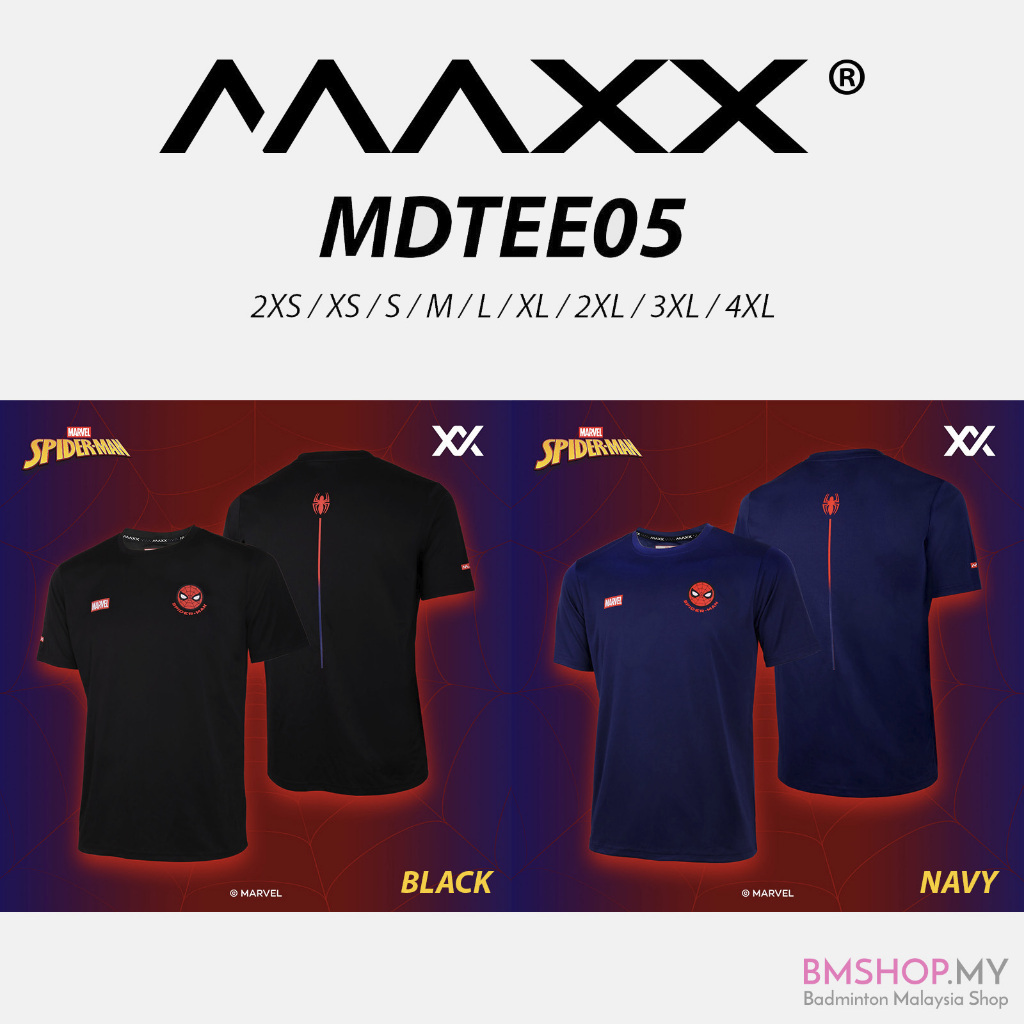 MAXX x Marvel Spiderman Collection Basic Tee - MDTEE05 (2 สี)