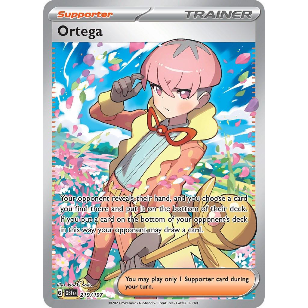Ortega 219 Pokemon Obsidian Flames