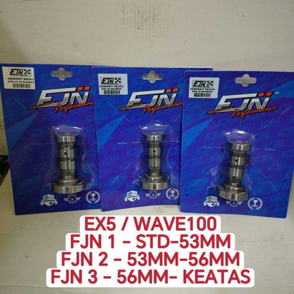EX5 CAMSHAFT RACING FJN WAVE100 FJN 1 FJN 2 FJN 3 CAM RACING QUALITY CAM SHAFT TAIKOM ESPADA TOKAHI 