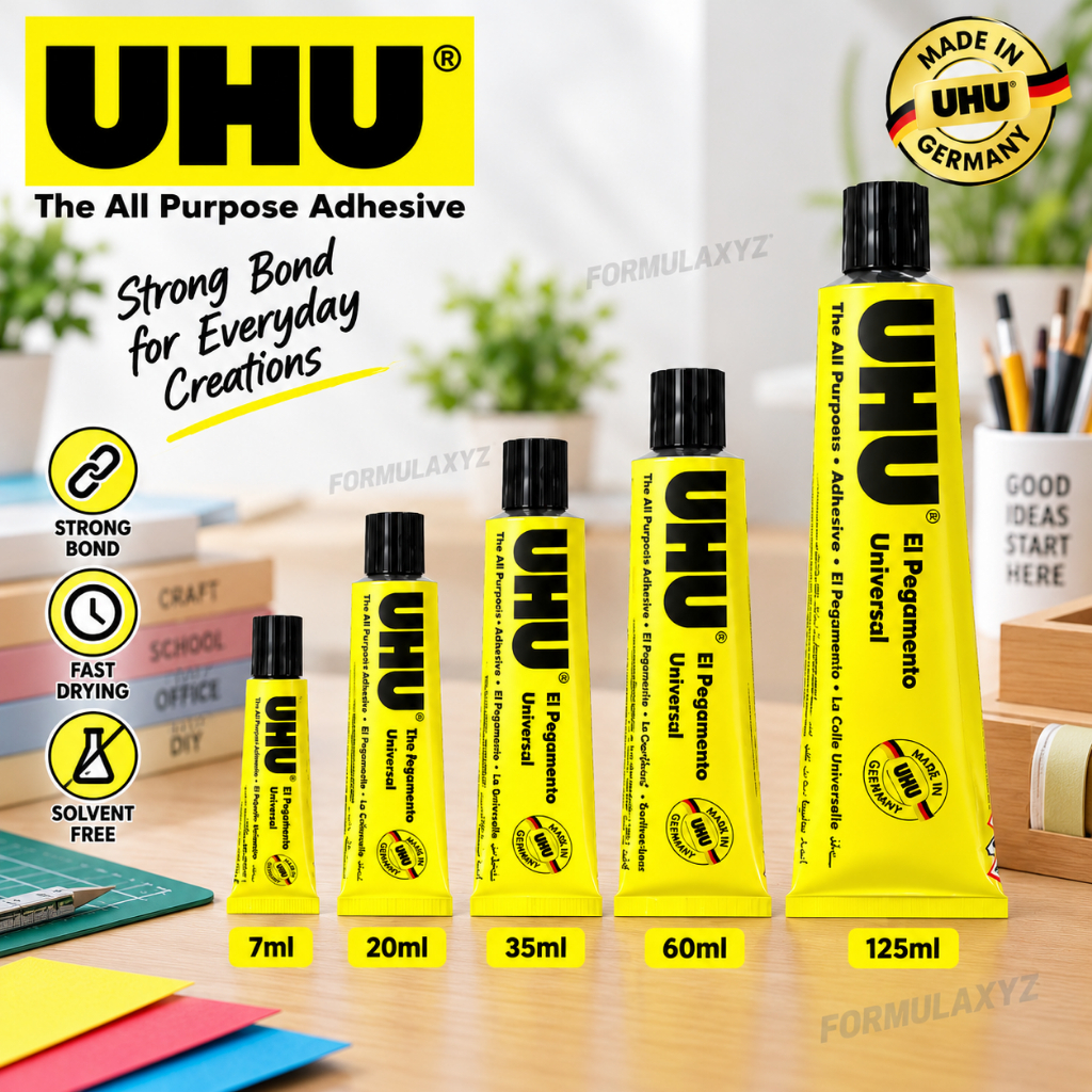 UHU กาวอเนกประสงค์ – 20ml / 35ml / 60ml / 125ml