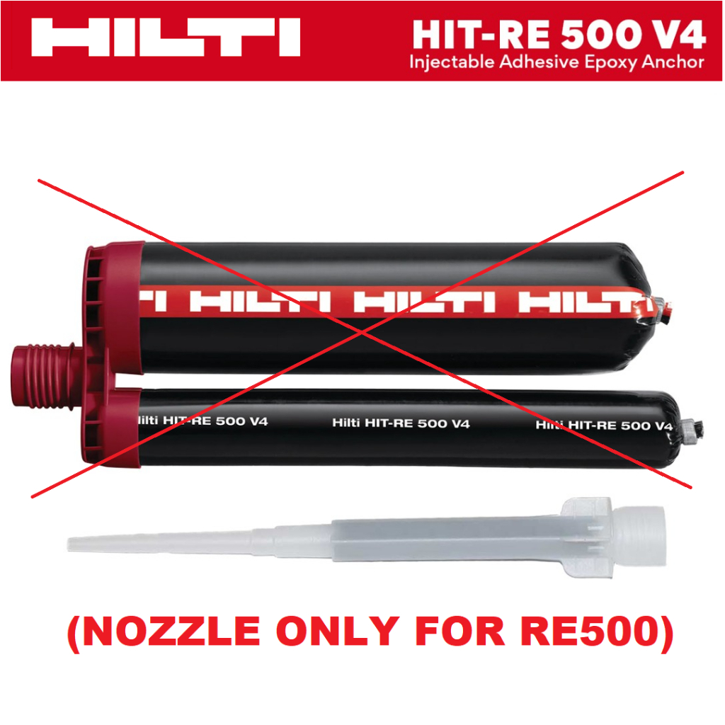HILTI HIT-NOZZLE FOR RE500/RE100/HY200 (1PC)