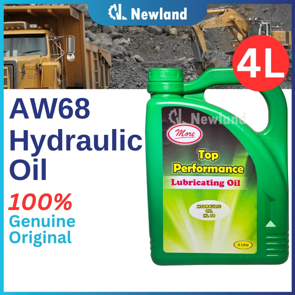More Hydraulic Oil AW68 Minyak Hidraulik - คุณภาพระดับพรีเมียม (4L)