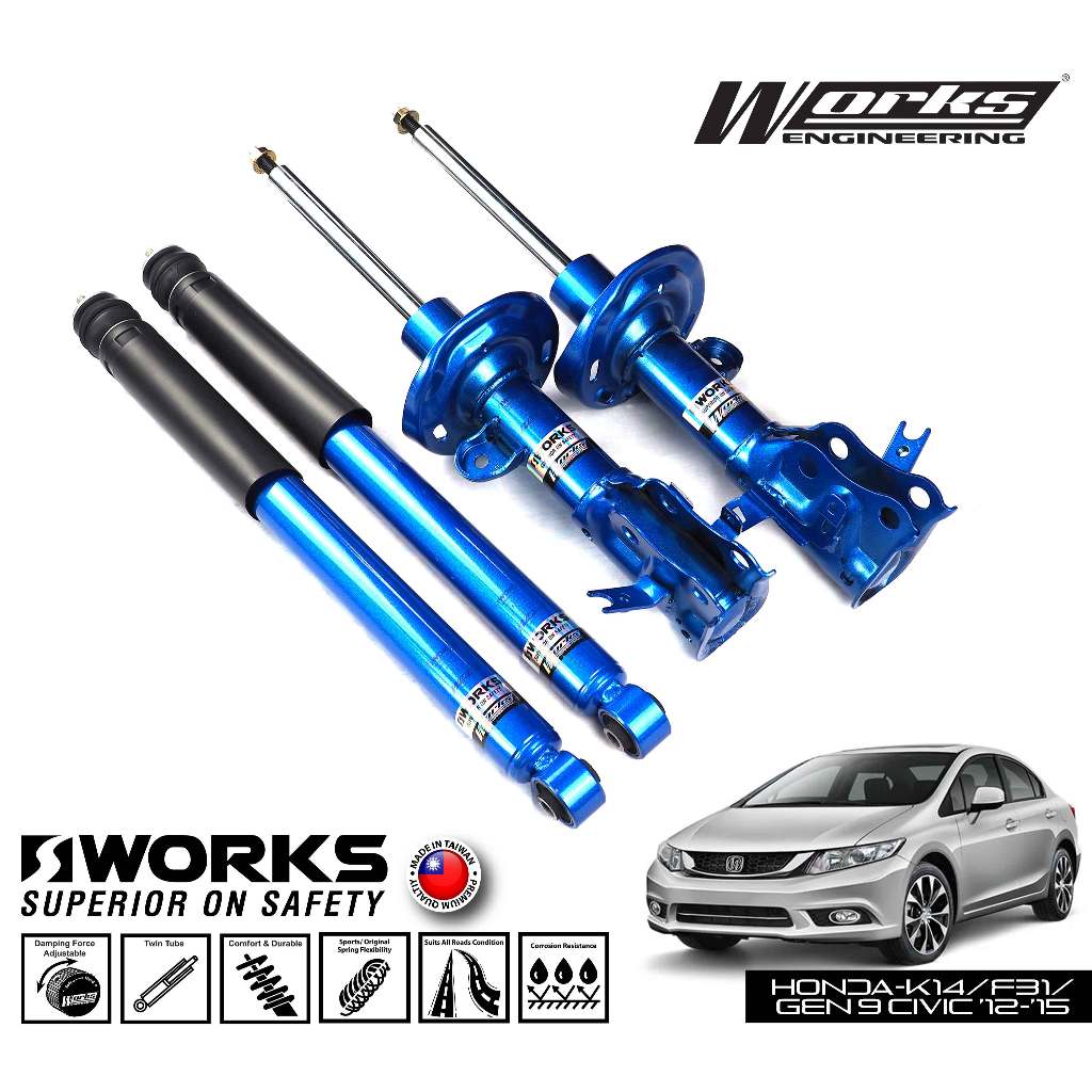 HONDA-K14/FB1/GEN9 CIVIC 12"~15" - WORKS ABSORBER