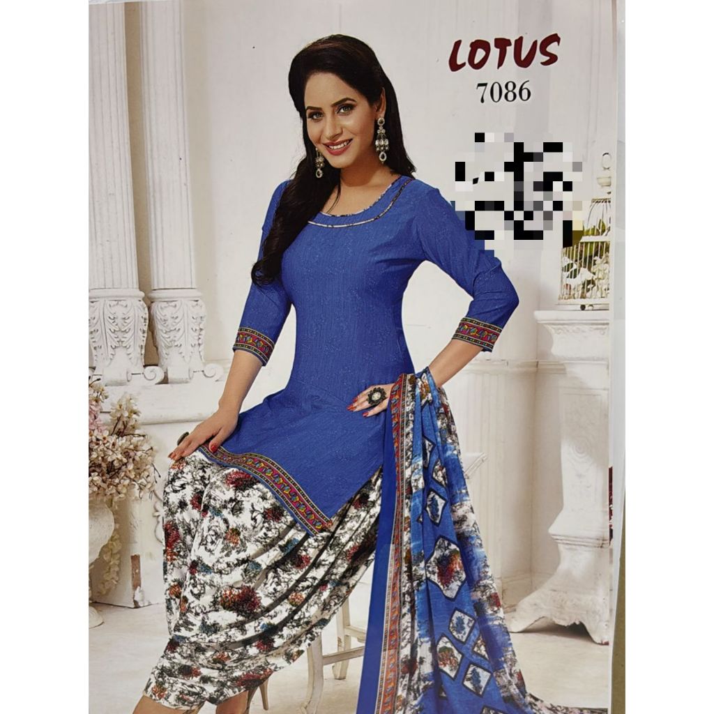 PUNJABI SUIT MATERIAL CREEP NAKSHATRA 1478 @RV