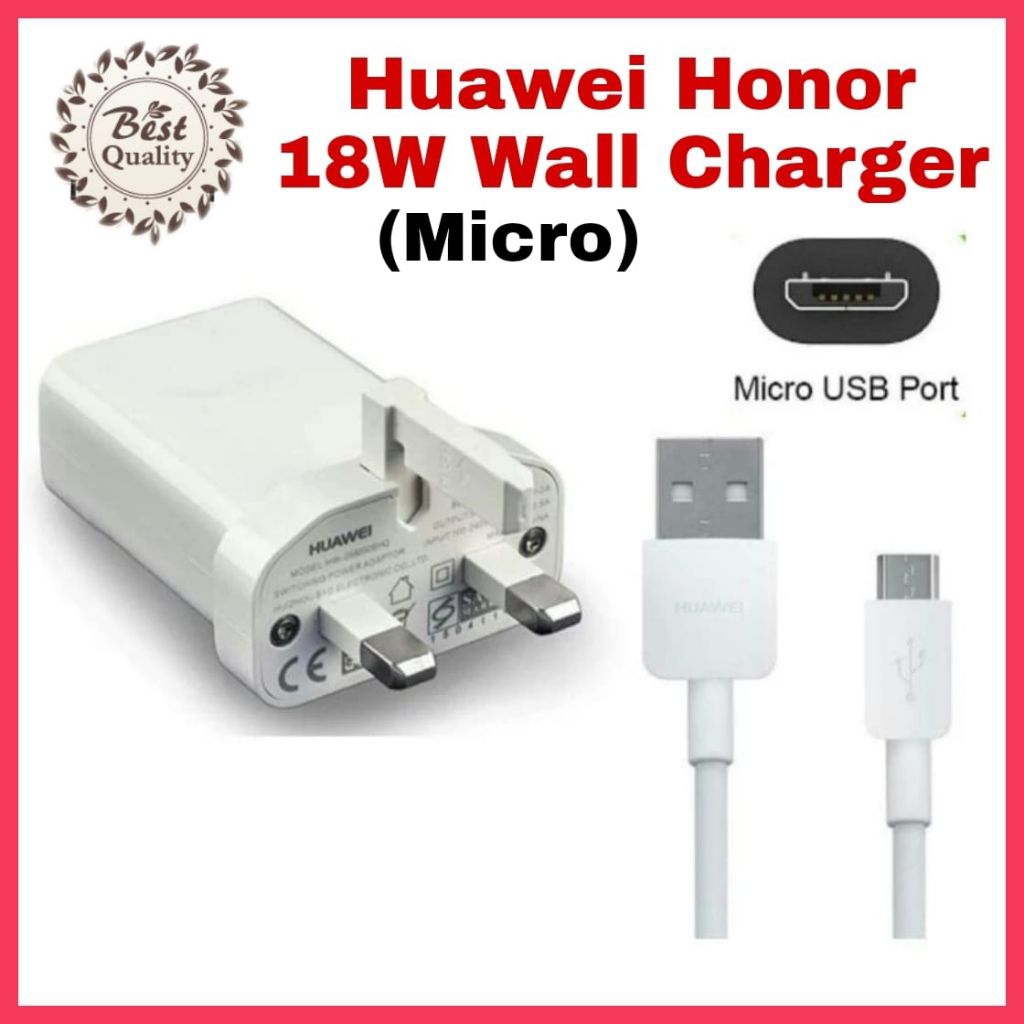 Charger NOVA 3I/2I/LITE/P8 P9 P10 Y7P Y6P Y5P Y7A Y5 Fast Charger 9V.2A 18W อะแดปเตอร์ 2A Micro USB 