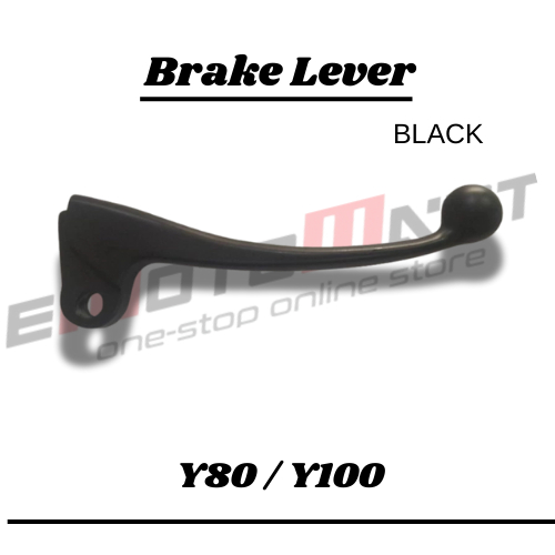 YAMAHA Y88 / Y100 BRAKE LEVER BLACK TANGAN BRAKE LEVER - YAMAHA Y88 / Y100 [สีดํา]~