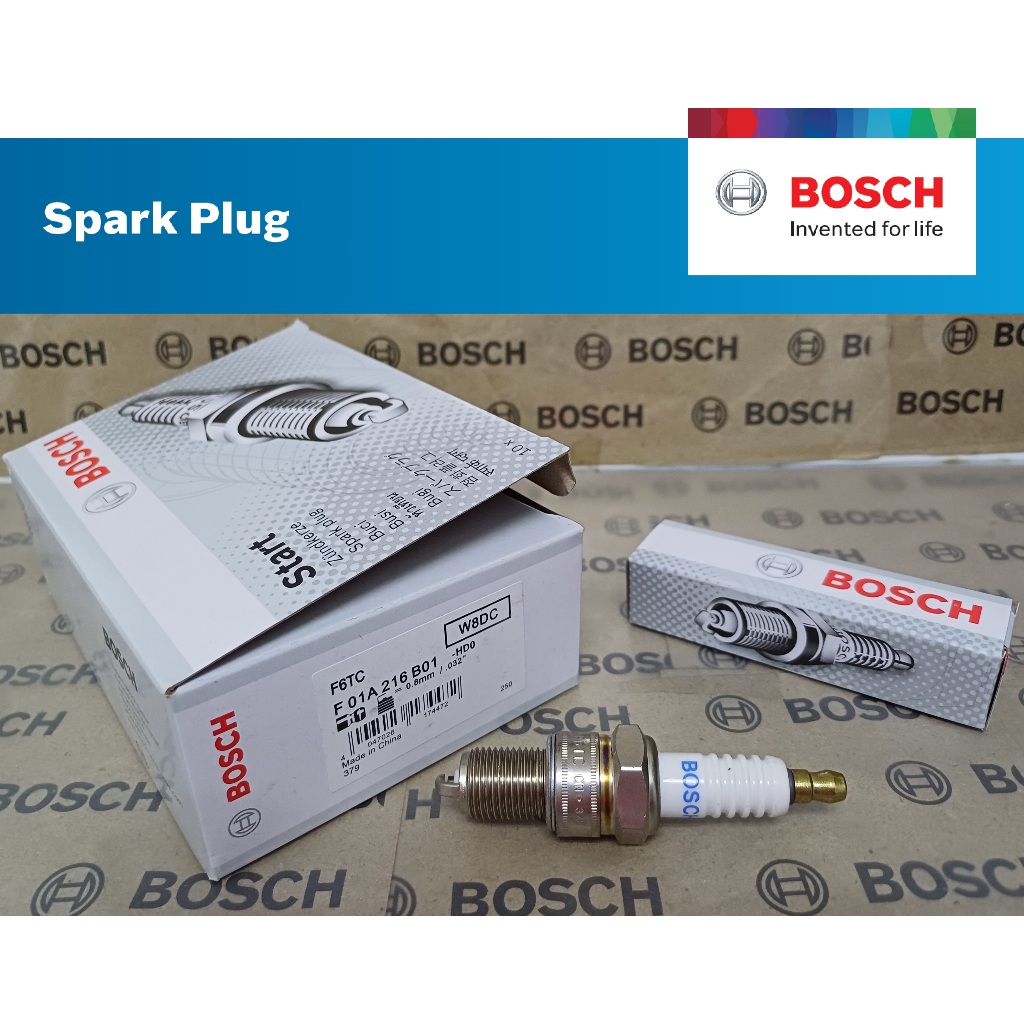 BOSCH/HELLA ENERGY SPARK PLUG F6TC W8DC CH7P-8 PROTON SAGA ISWARA CARBURETOR NISSAN VANETTE UNSER (1
