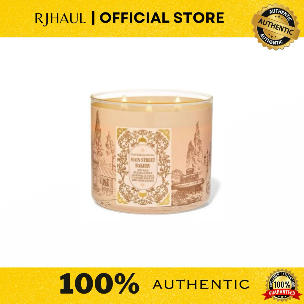 {FAST SHIP} BATH AND BODY WORKS CANDLE MAIN STREET BAKERY