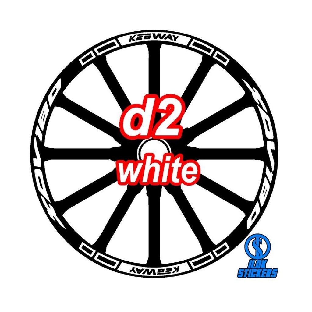 Keeway XDV180 สติ๊กเกอร์ RIM