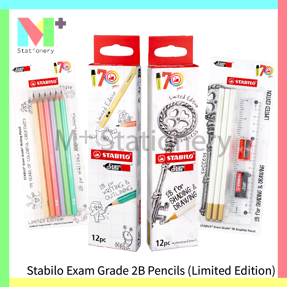 Stabilo Exam Grade 2B Pencil Speacial Edition Set (1Set) / 2B Pensel Peperiksaan / 2B Pencil Exam Se