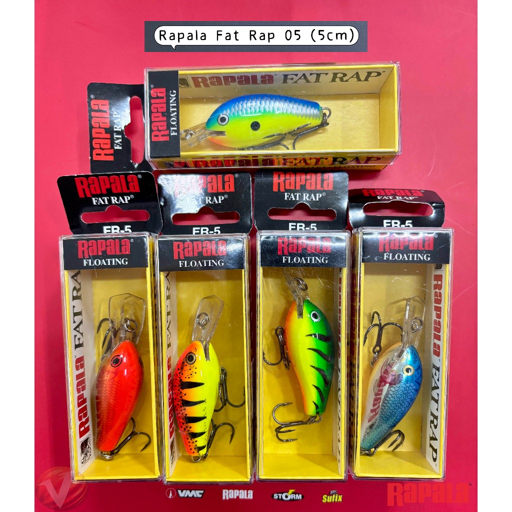 Rapala Fat Rap 5cm FR05 Gewang Rapala Deep Diving