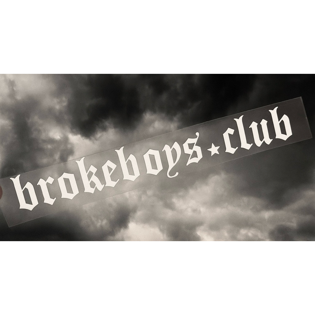 Brokeboys Club Thug Life Sticker kereta มอเตอร์กันน้ํา