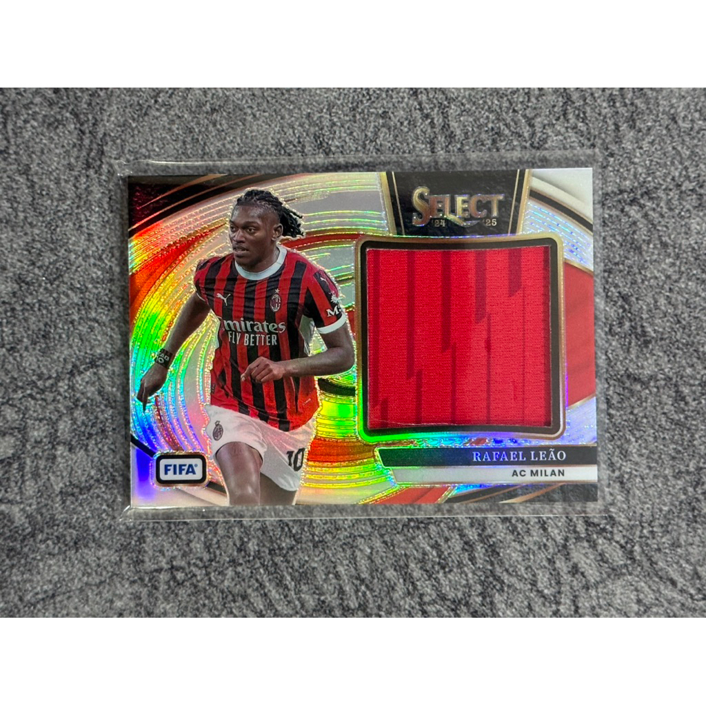 2024-25 Panini Select Rafael Leao Patch Relic Jumbo AC Milan