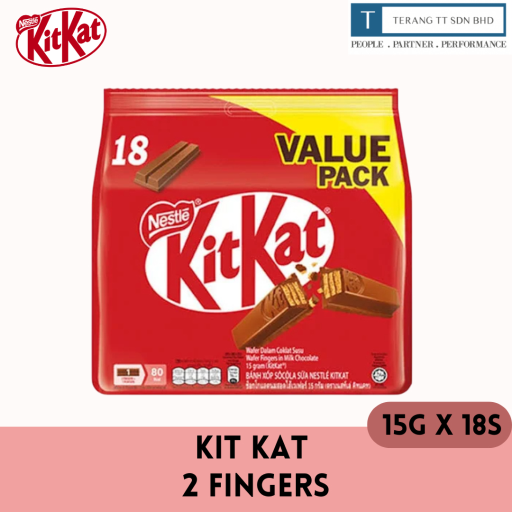 KitKat 2-Fingers Milk Chocolate (15g x 18s)