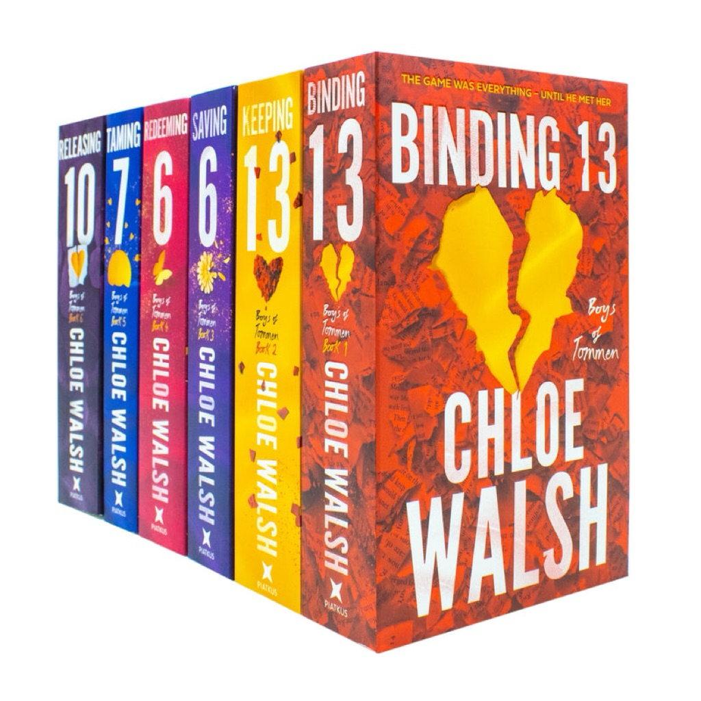 ENGKL Boys of Tommen Series- Binding Keep 13, Saving Redeming6, Taming7, ปล่อย 10 โดย Chloe Walsh
