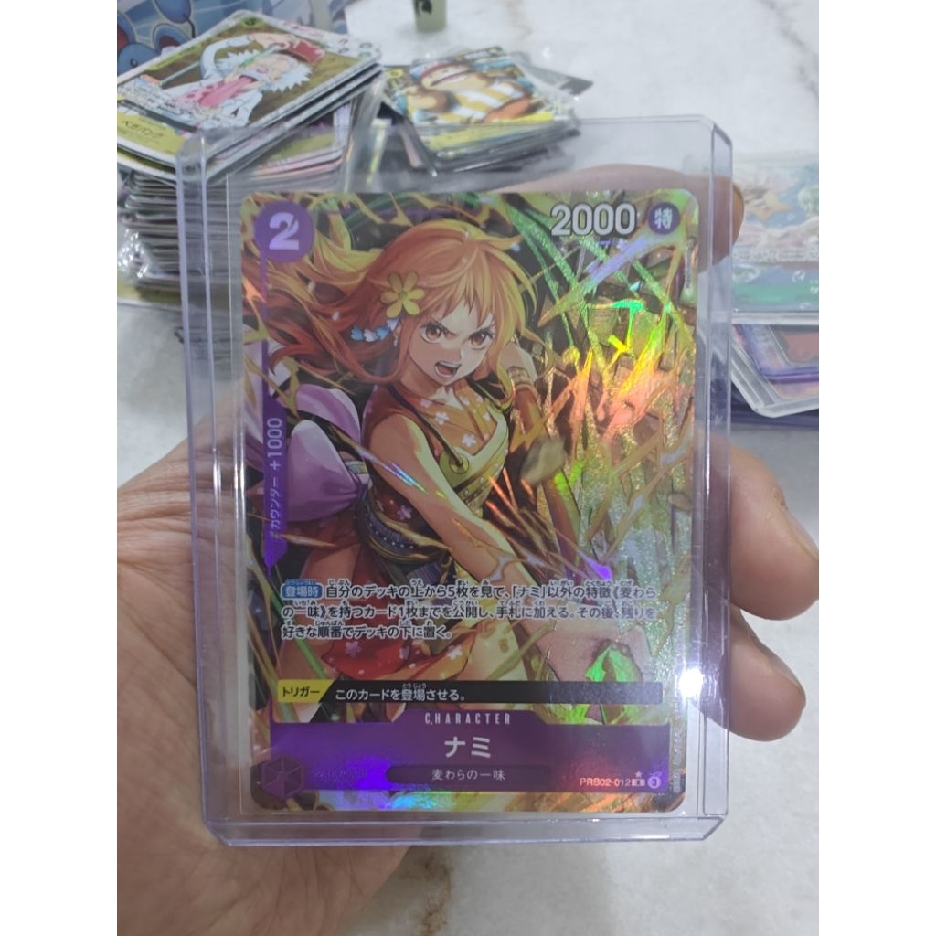 Bandai One Piece OPTCG PRB ขนาน AA R PRB02-012 นามิ
