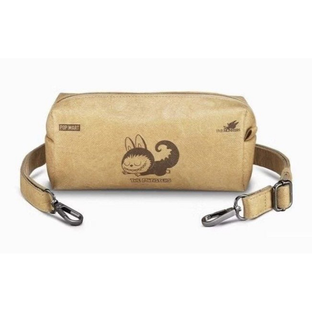 Popmart Official ZIMOMO Dupont Paper Shoulder Bag ZIMOMO Dul Sanddle