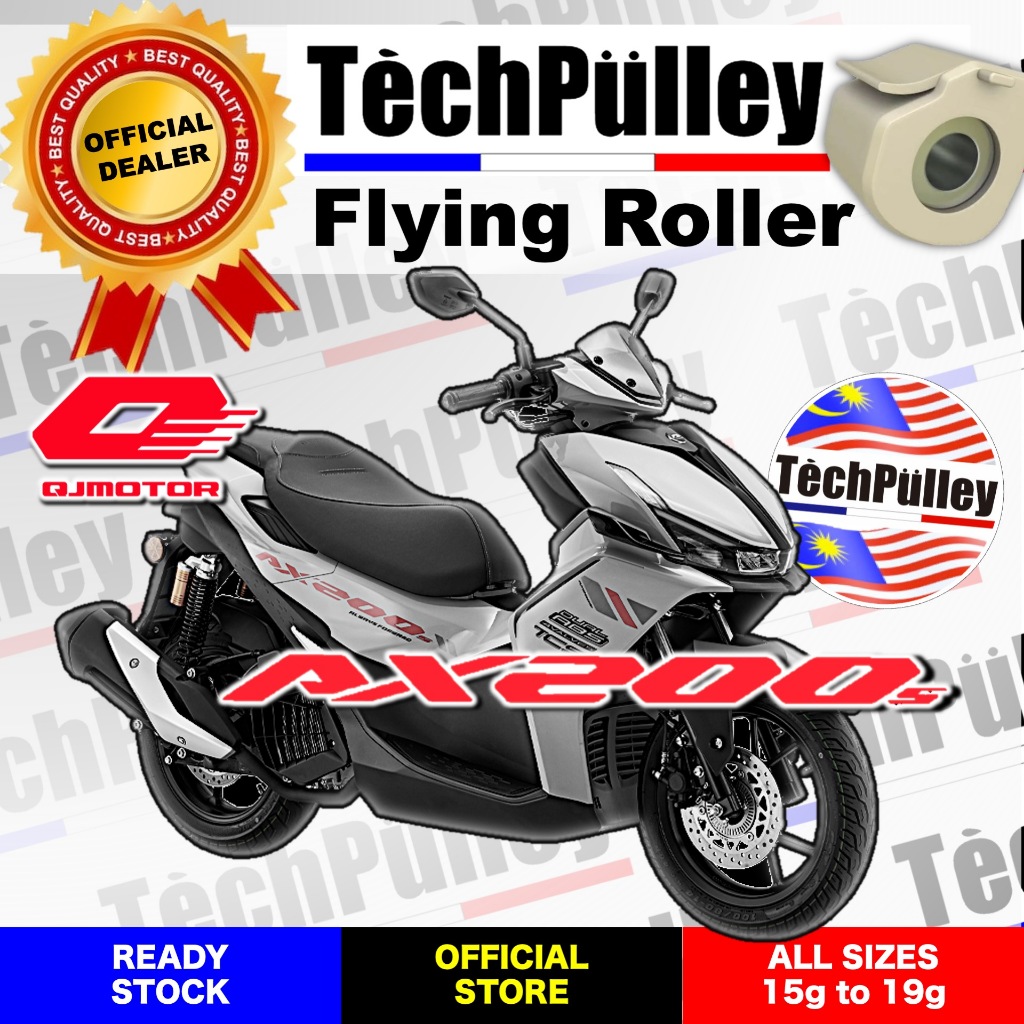 TechPuly Scooter CVT Flying Roller สําหรับ QJ AX200s AX200 AX 200 QJ Motors Tech Pulley