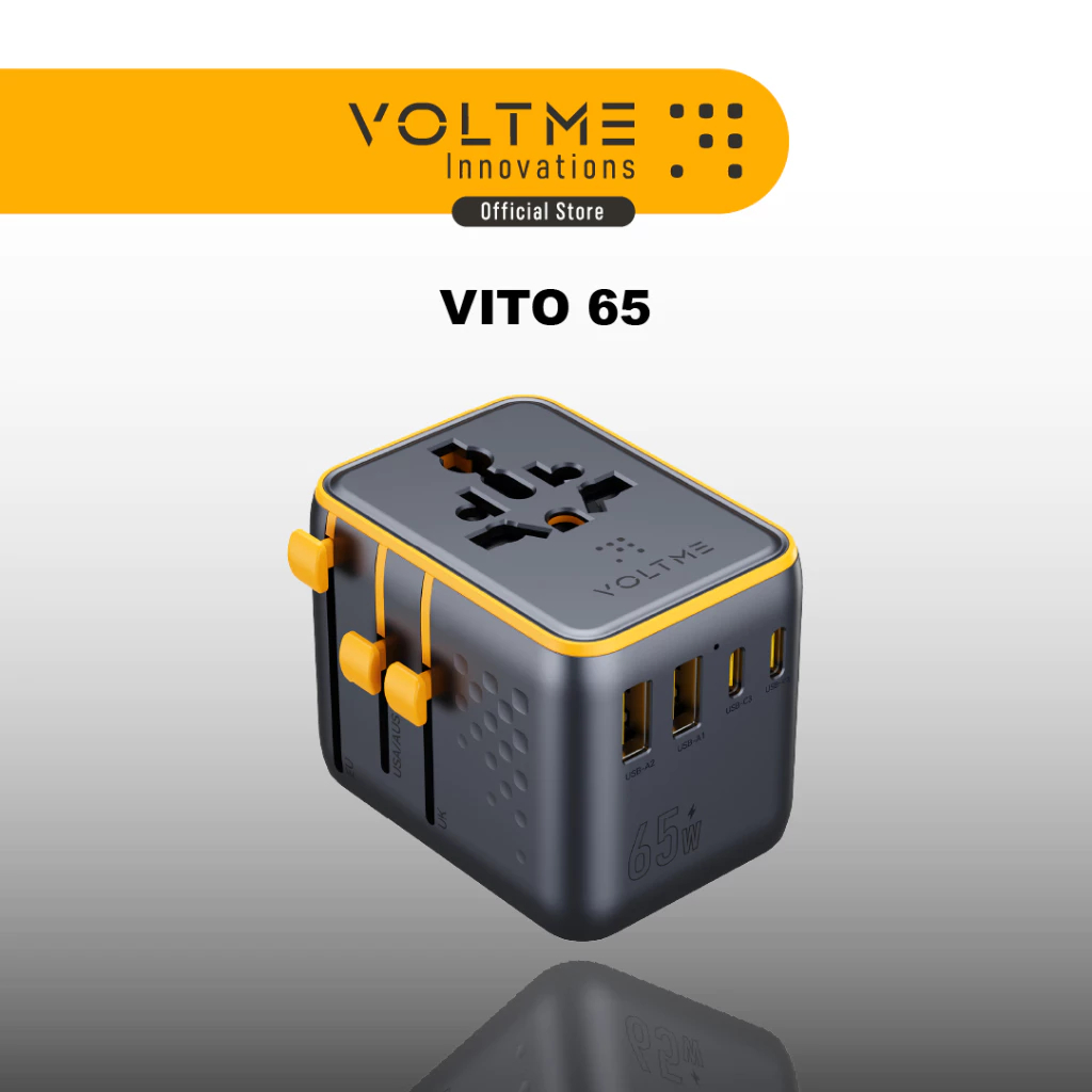 VOLTME VITO Go EzTravel 65W Multi-National Traveler Adapter 65W