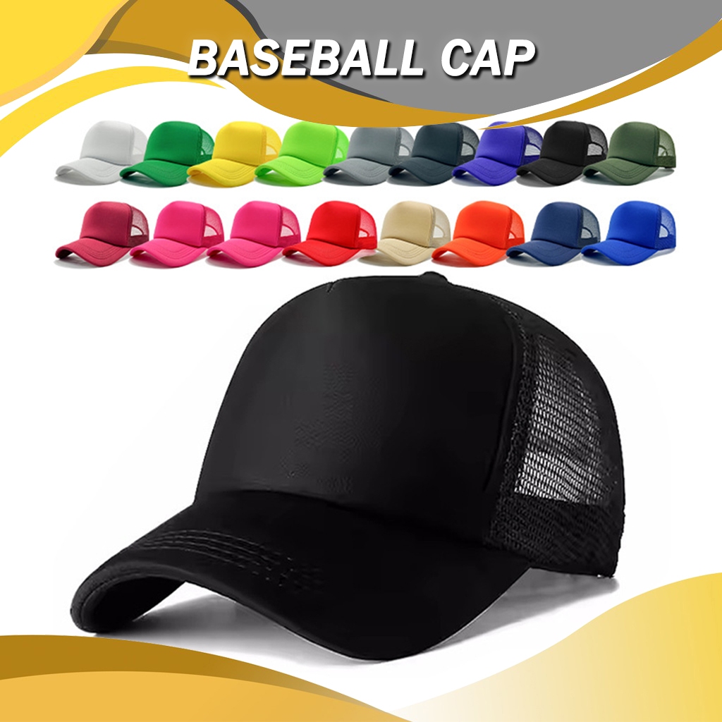 หมวกเบสบอล Trucker Cap Snapback Cap Unisex ผู้ใหญ่