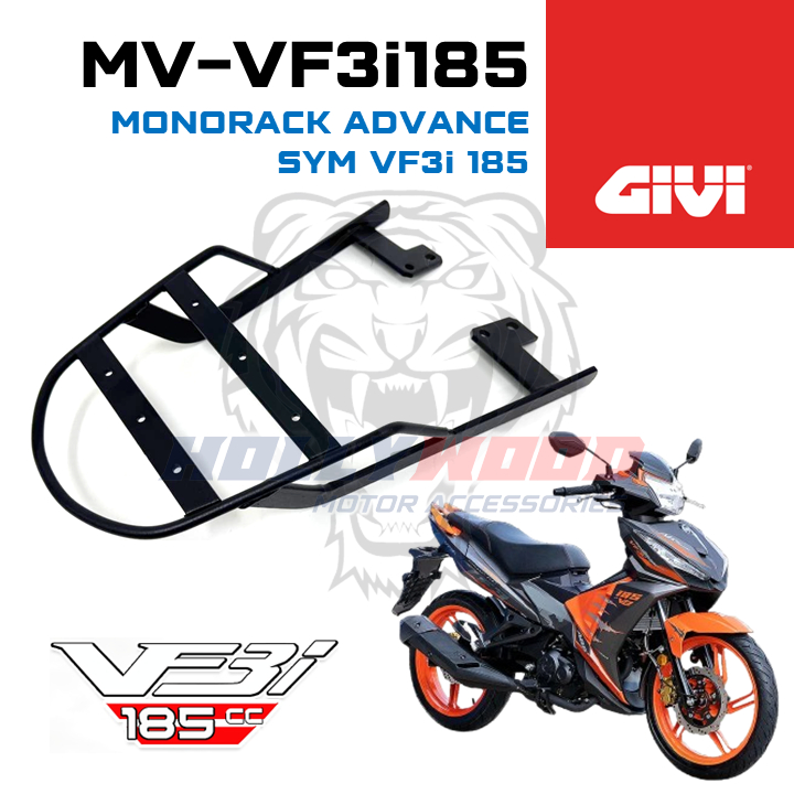 GIVI MARTRACK SYM VF3i 185 + กล่อง GIVI TANKER ABS TOP BOX