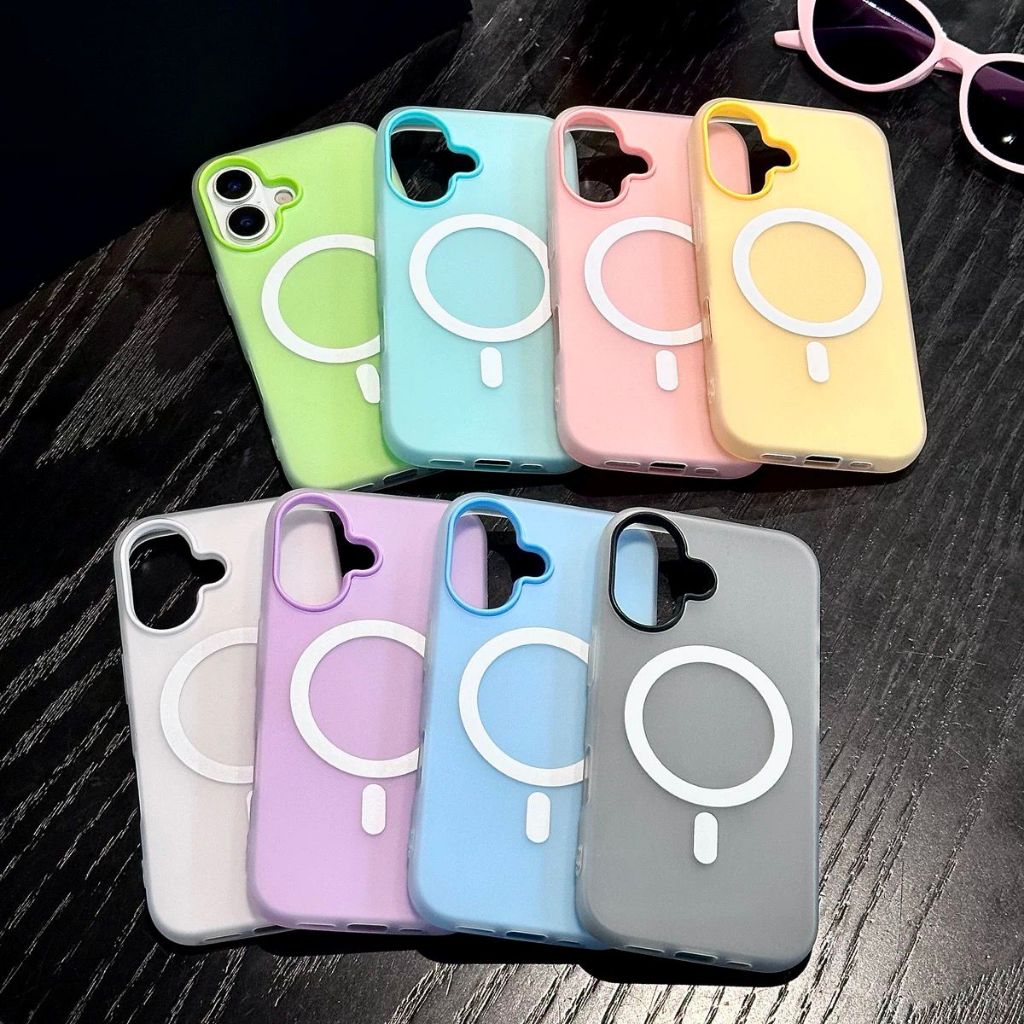 Macaron Magnet Case IP11 Series ถึง IP17 Plus