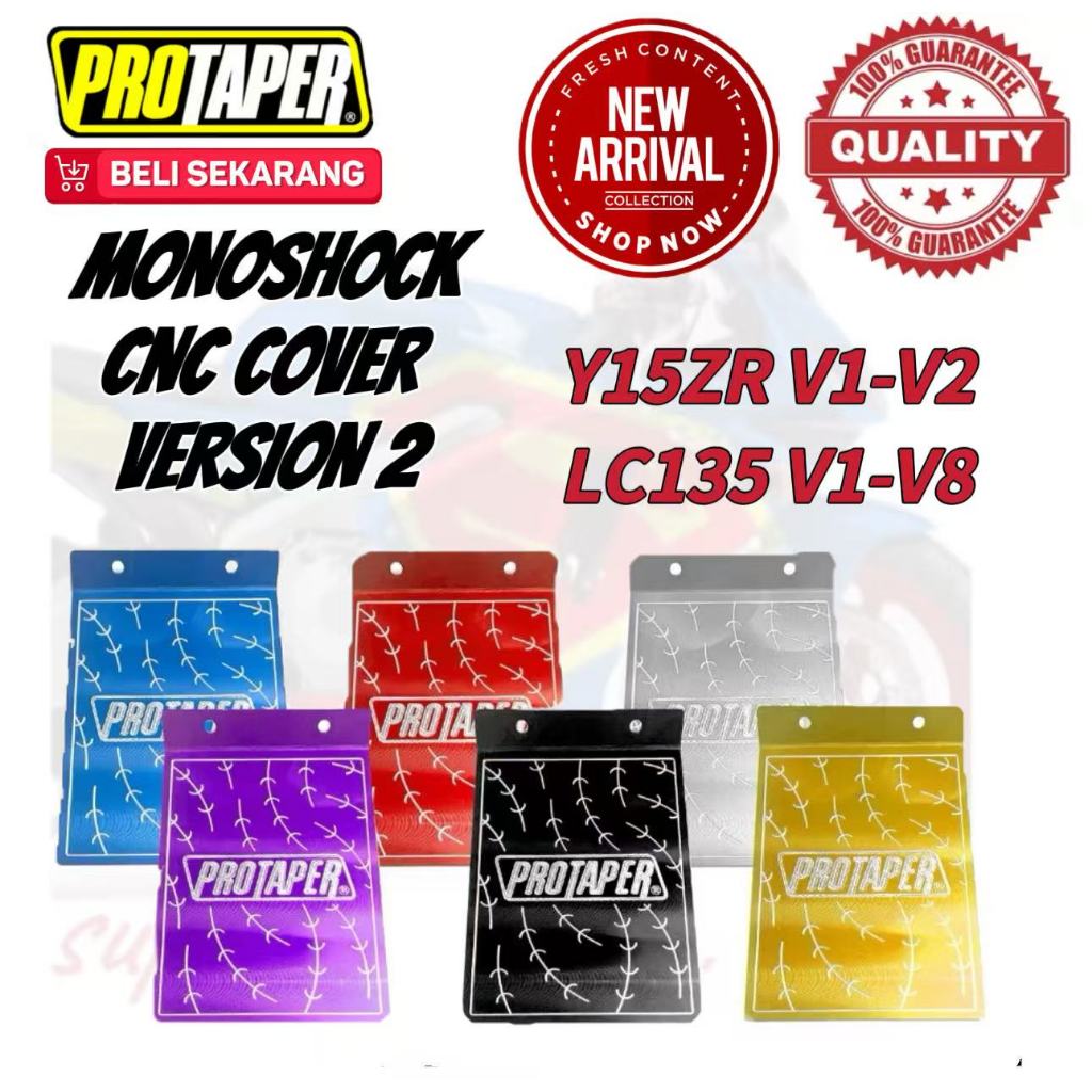 PROTAPER Y15ZR Y15 V1 Y15 V2 Y15 LC135 V1 V2-V8 FULLY CNC MONOSHOCK COVER MONO SHOCK PLATE PAPAN VER