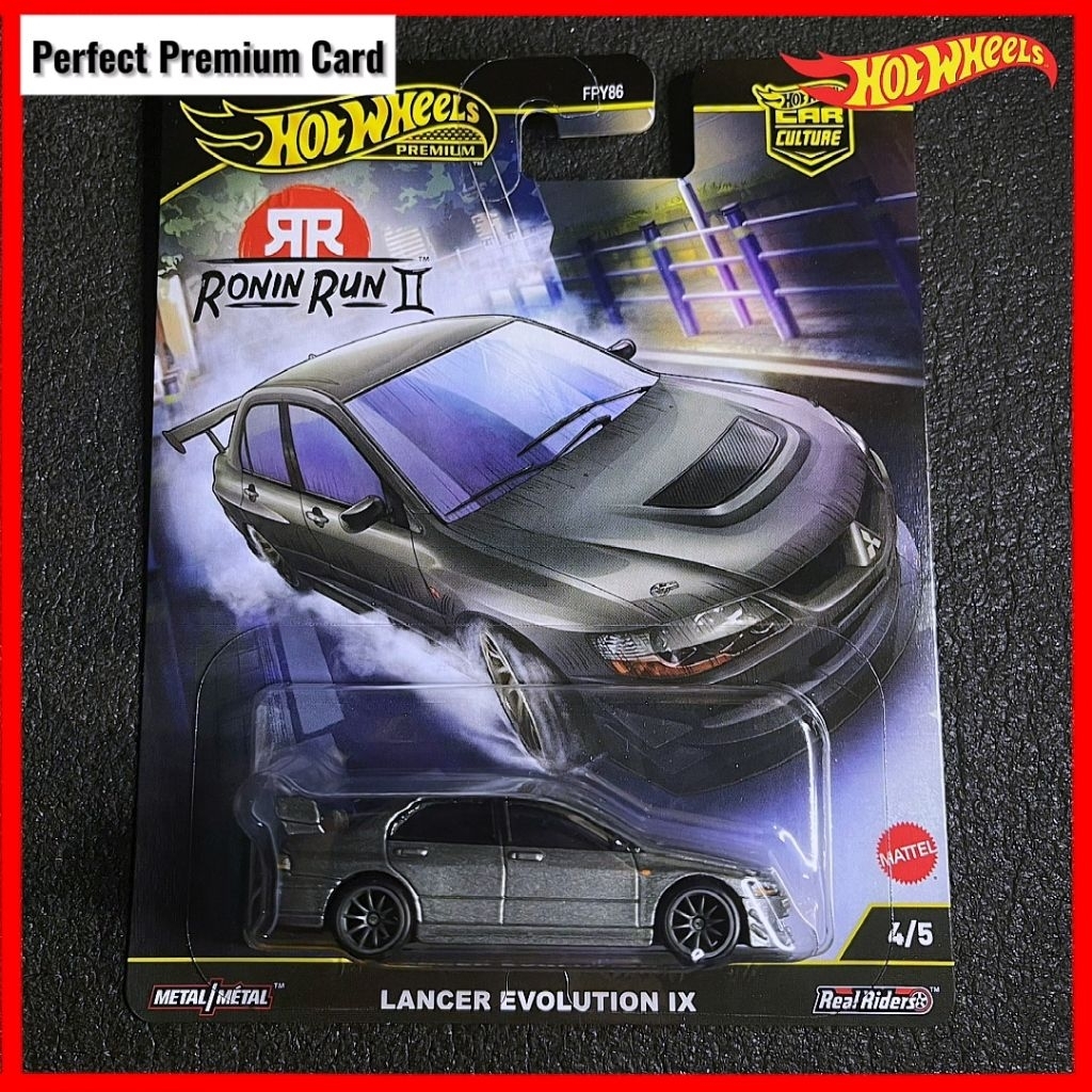 Hot Wheels Mitsubishi Lancer Evolution IX 2025 Hotwheels Premium Ronin Run II Hotwheel Evo 9 JDM Hot