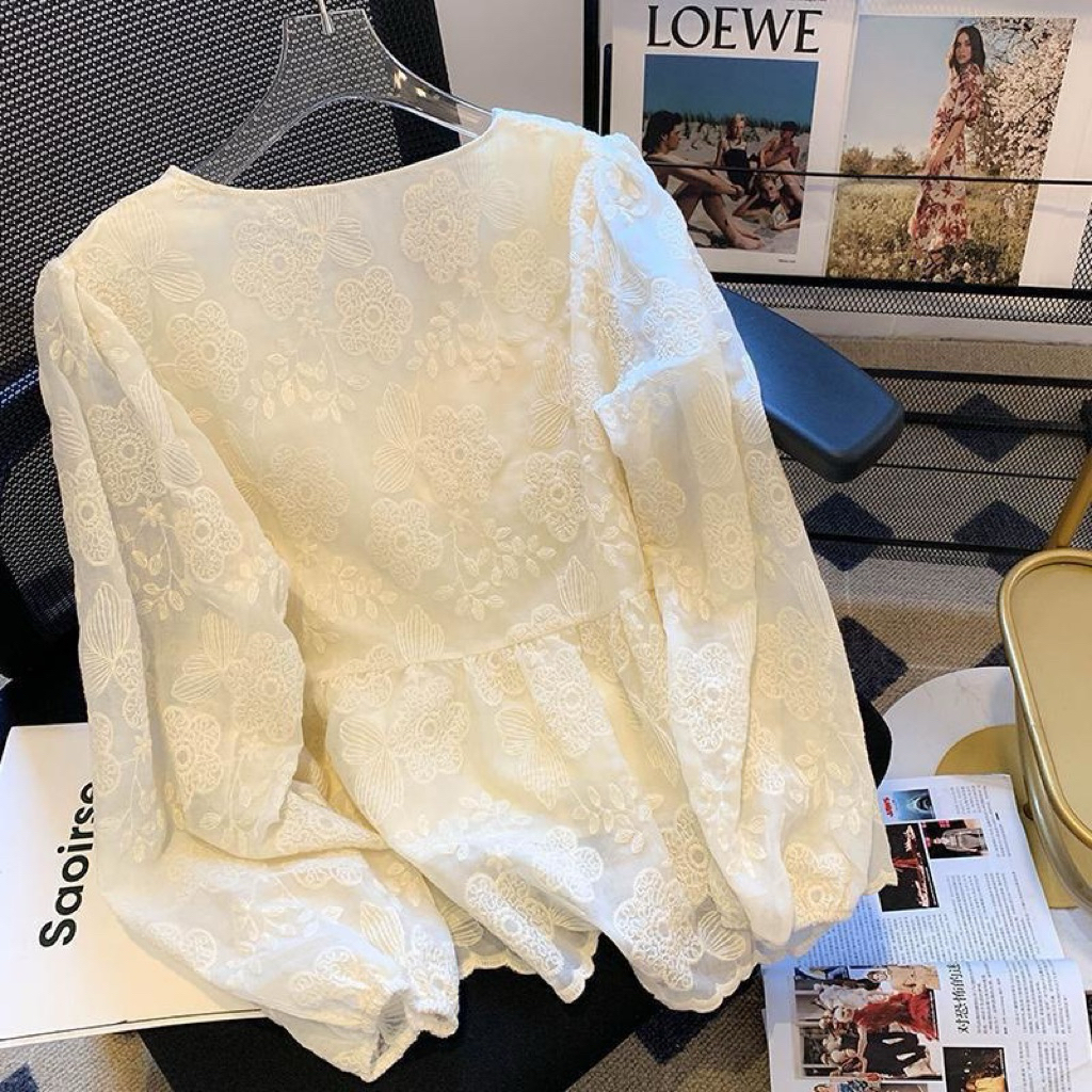 ลูกไม้ด้านบนเสื้อผู้หญิงเสื้อผ้าทํางานเสื้อผ้าผู้หญิงมุสลิมเสื้อโค้ต lovito เสื้อยืดแขนสั้นผู้หญิง