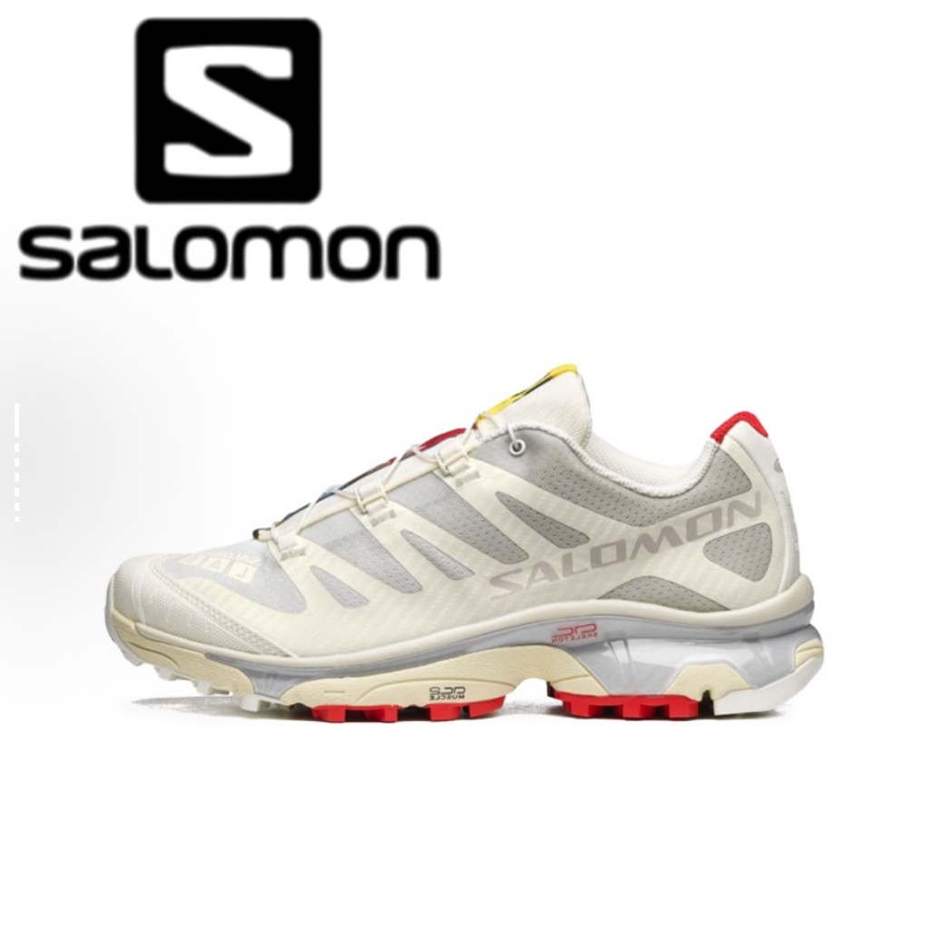 SALOMON XT-4 OG รองเท้าวิ่งตัดต่ํา unisex สีเบจ สีเทา
