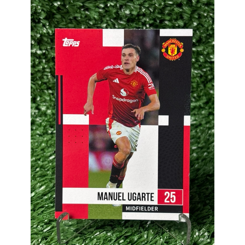 2025-24 Topps Mancester United Set Manuel Ugarte Diogo Dalot (NEARMINT) [ของสะสม]
