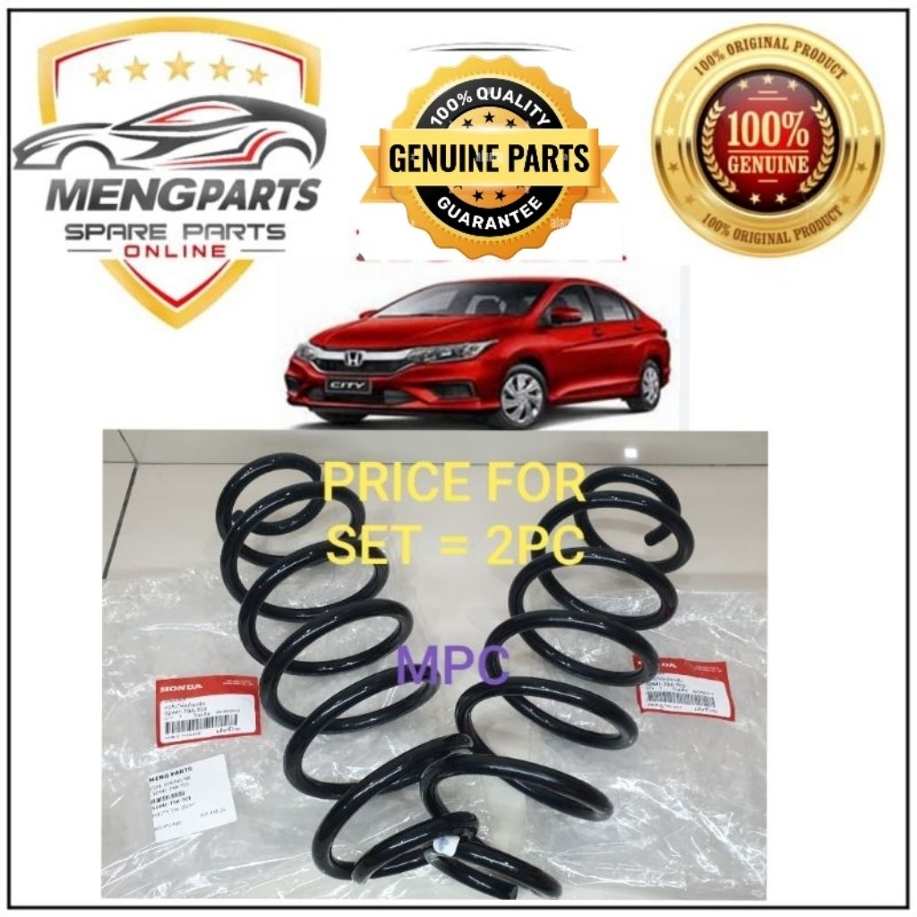 HONDA CITY GM6 T9A ,JAZZ GK T5A FRONT & REAR COIL SPRING * ราคาสําหรับชุด * 51401-T9A-T11 52441-T9A-