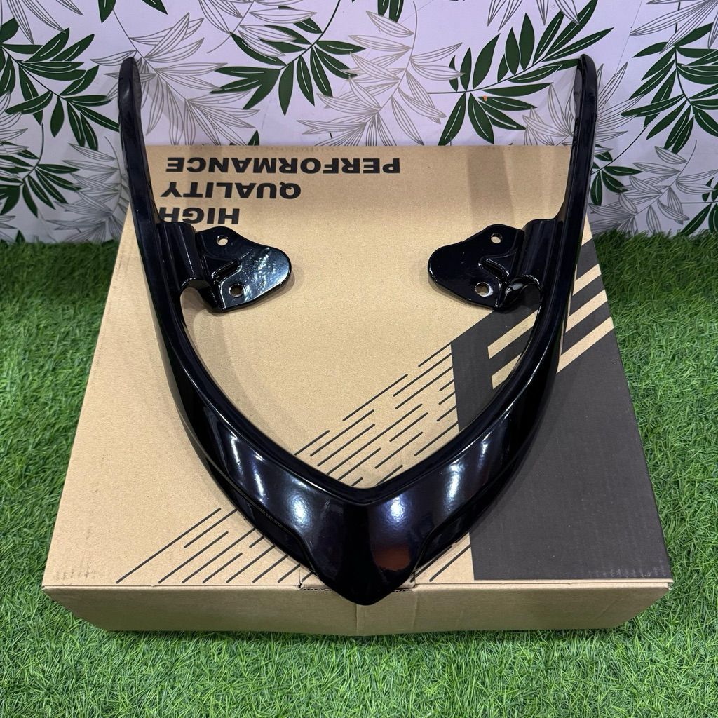 (EZ115) YAMAHA EZ115 EZ 115 FI FUEL INJECTION EZ REAR SPOILER / HANDLE SEAT L BAR BLACK ( SMX ) HITA