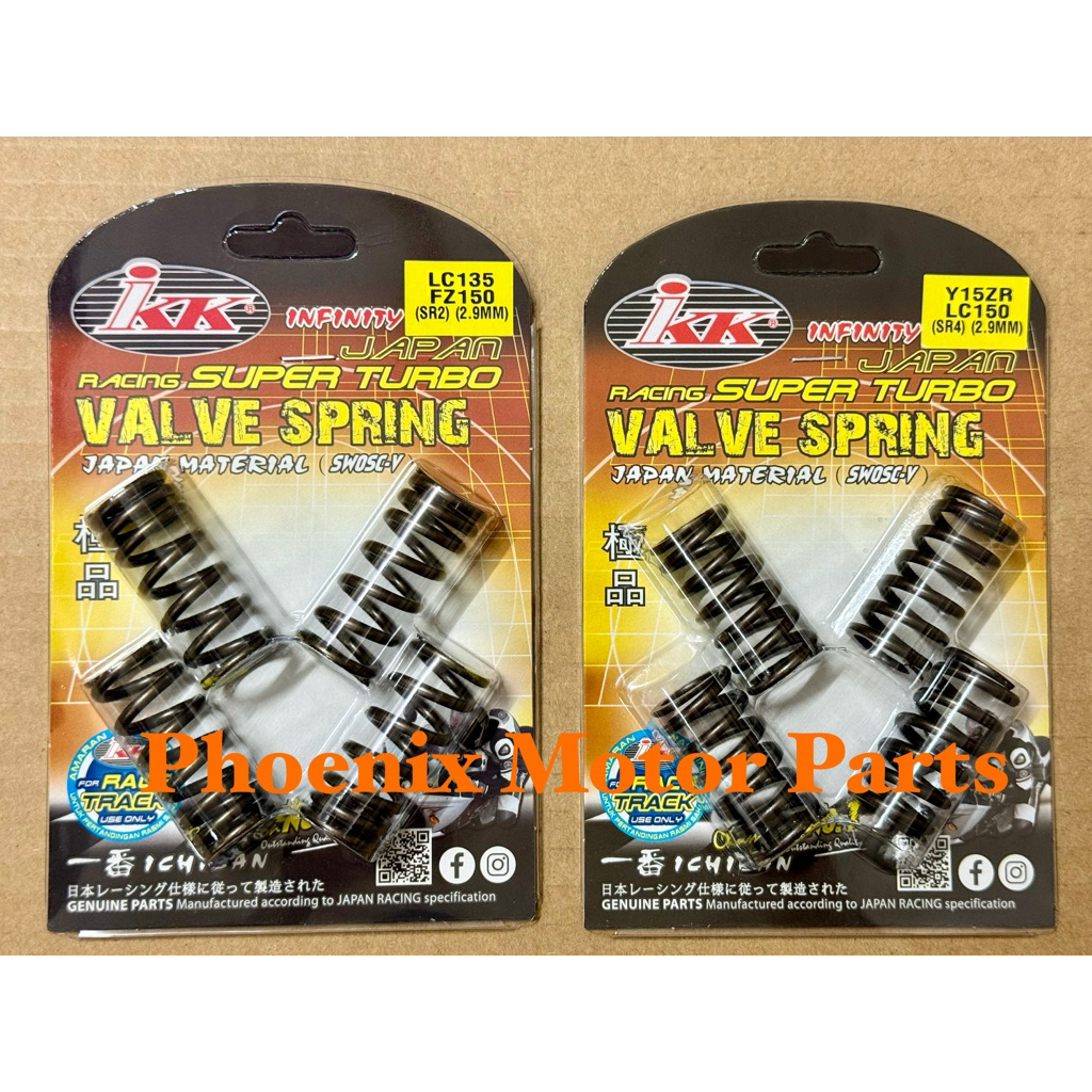 Yamaha LC135/FZ150 /Y15ZR IKK วาล์วสปริง Racing (2.8/2.9/3.0/3.1/3.2MM )