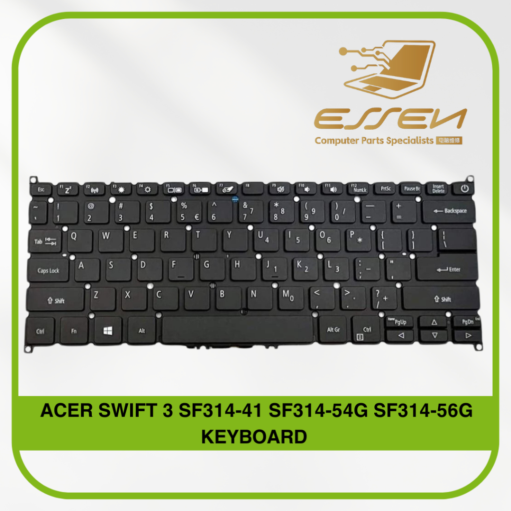 แป้นพิมพ์ทดแทนสําหรับ ACER SWIFT3 SF314-41 SF314-56G SF314-54 N17W7 N16C4 คีย์บอร์ด