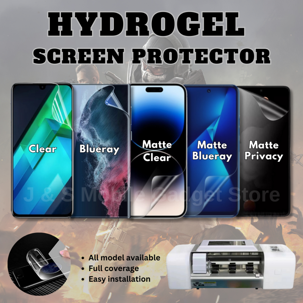 ฟิล์มกันรอยหน้าจอ Hydrogel สําหรับ Poco F8 / F7 / Pro / Ultra / F6 Pro / F5 Pro / F4 GT / F3 GT / F2