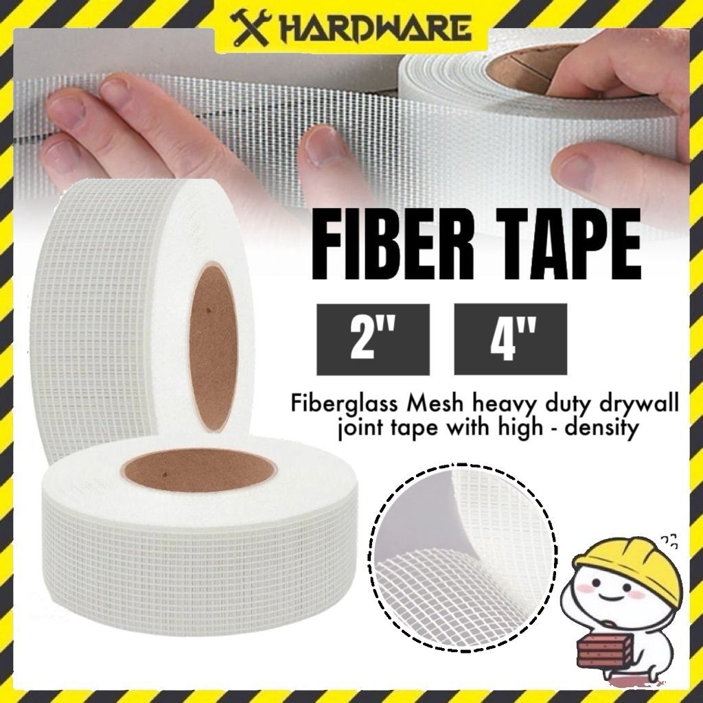 2", 4" Self-Adhesive Fibreglass Tape/Fiberglass Mesh Tape/Drywall Joint Tape/ผ้าพลาสเตอร์ Dinding/แก