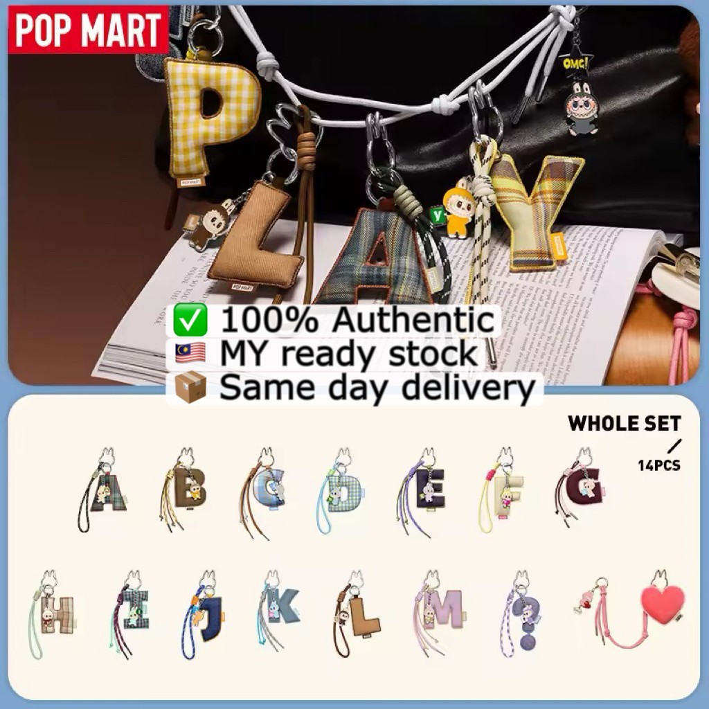 THE MONSTERS LABUBU - PIN FOR LOVE Letter Pendant Blind Box (AM)