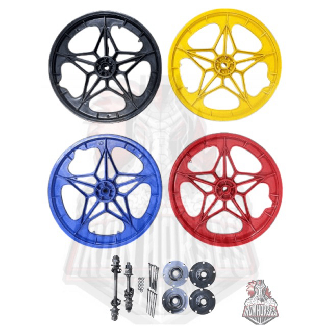 ( ครบชุด ) จักรยานขอบกีฬาพลาสติก Tuffwheel ขนาด 20 นิ้ว LAJAK / BMX / MTB