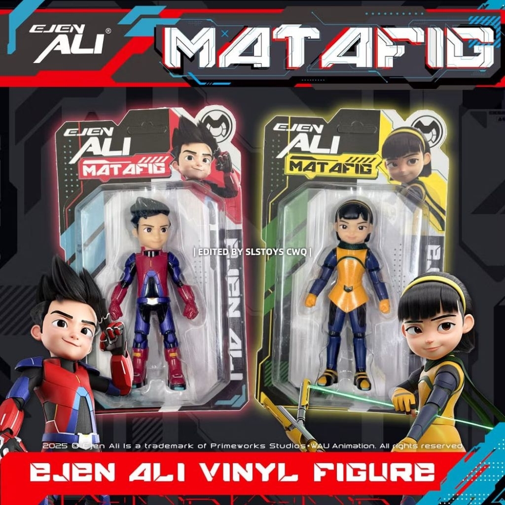Tomytaku Matafig Ejen Ali Ali Alicia Action Figure