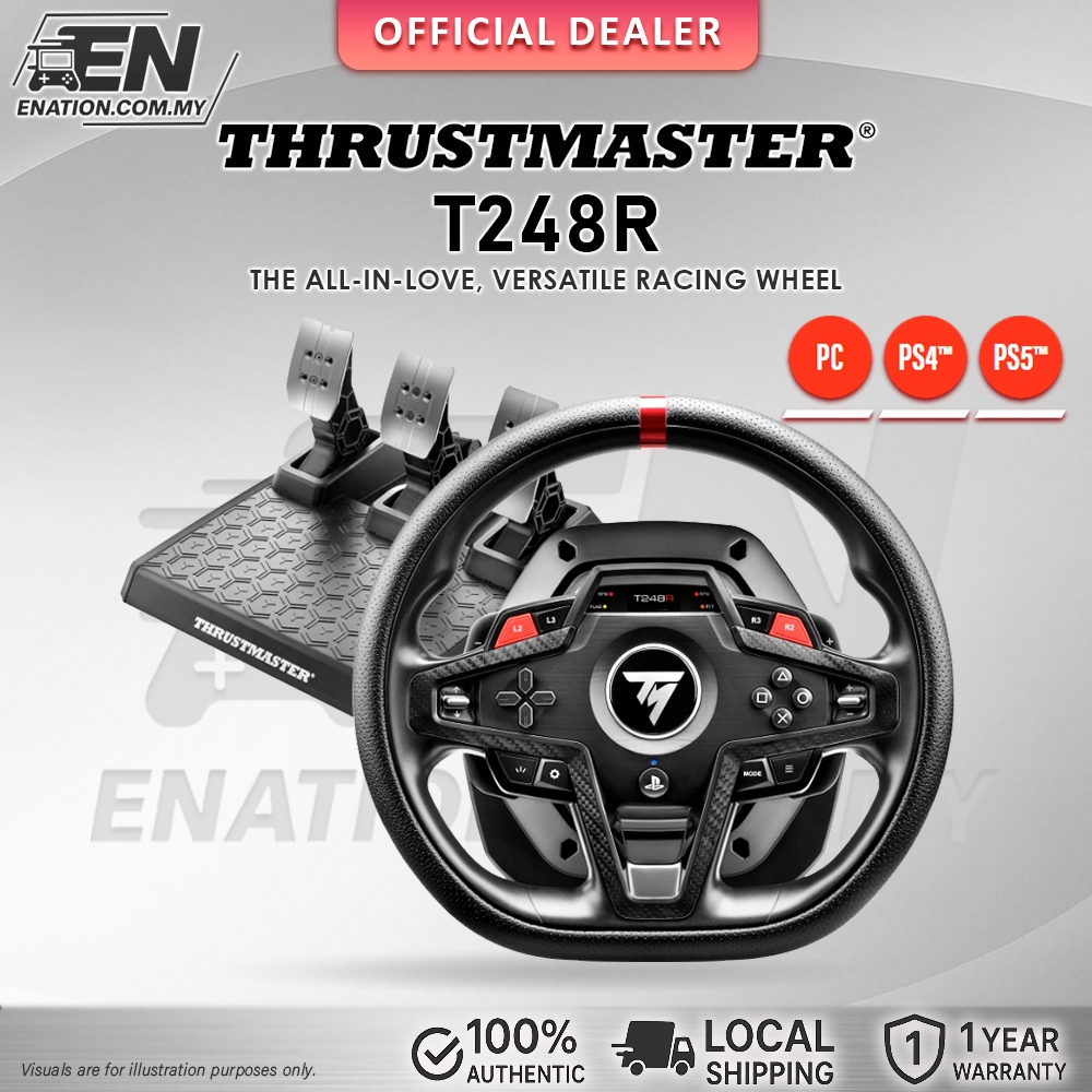 ล้อแข่งไฮบริดขั้นสูง Thrustmaster T248R สําหรับพีซี, PS4 และ PS5 | ประกัน1ปี