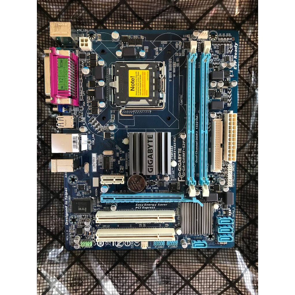 GIGABYTE MOTHERBOARD G41MT-S2PT V1.0 LGA 775 DDR3