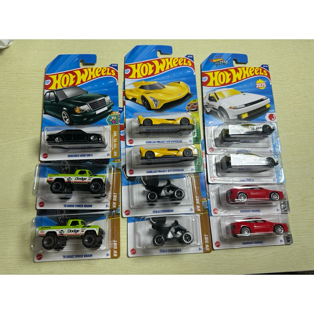 HOTWHEELS MAINLINE MIX ITEM การ์ดยาว